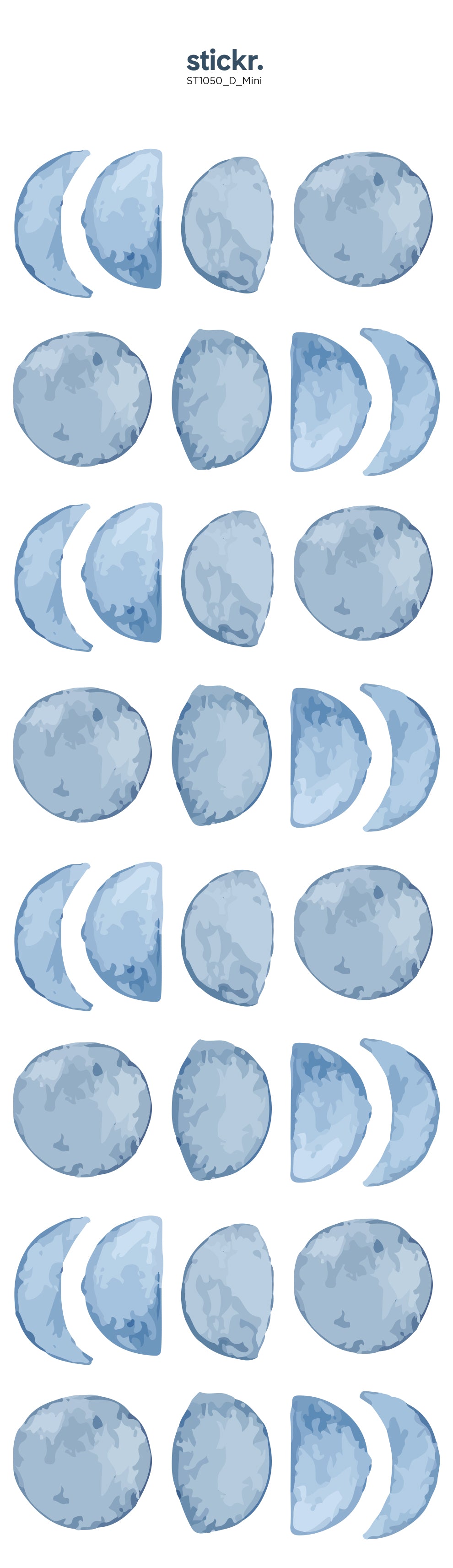 Moon Phase Decals