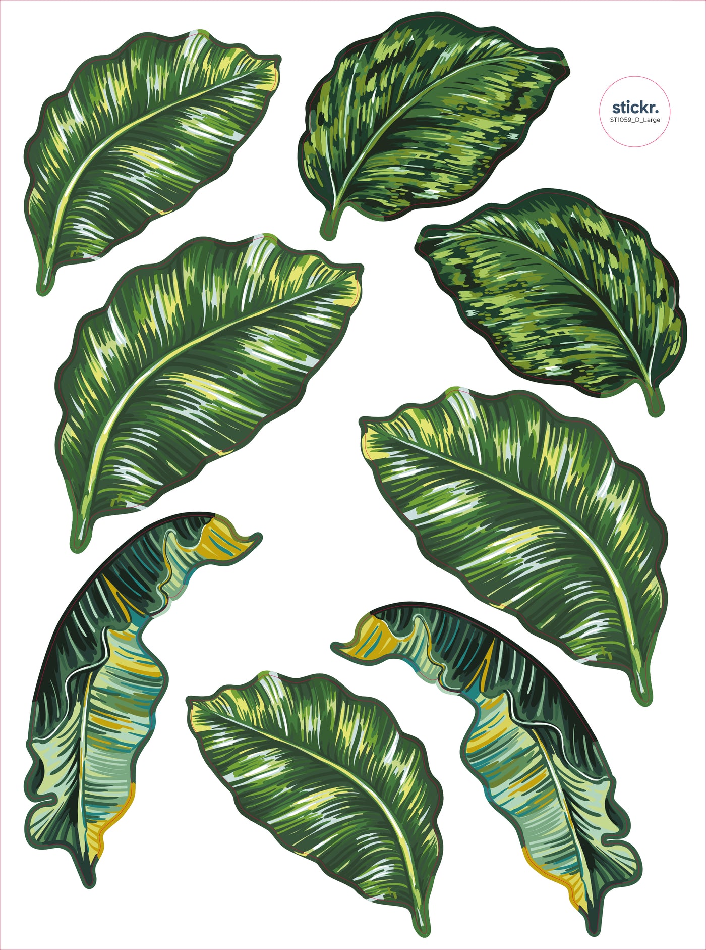 Leaves in the breeze decals