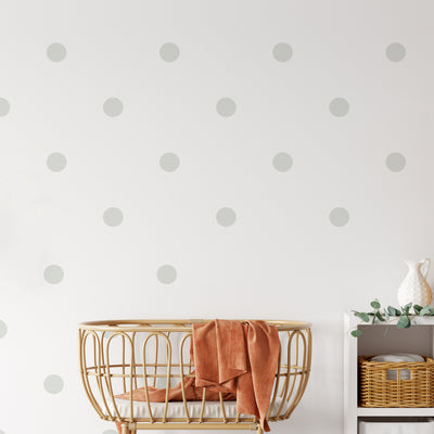 Grey Polka Dots - Stickr Decal 
